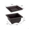 Durable Bonsai Training Pots with Tray - Ideal for Home and Garden