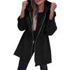 Women's Fashionable And Casual Autumn And Winter Hooded Zipper Jacket