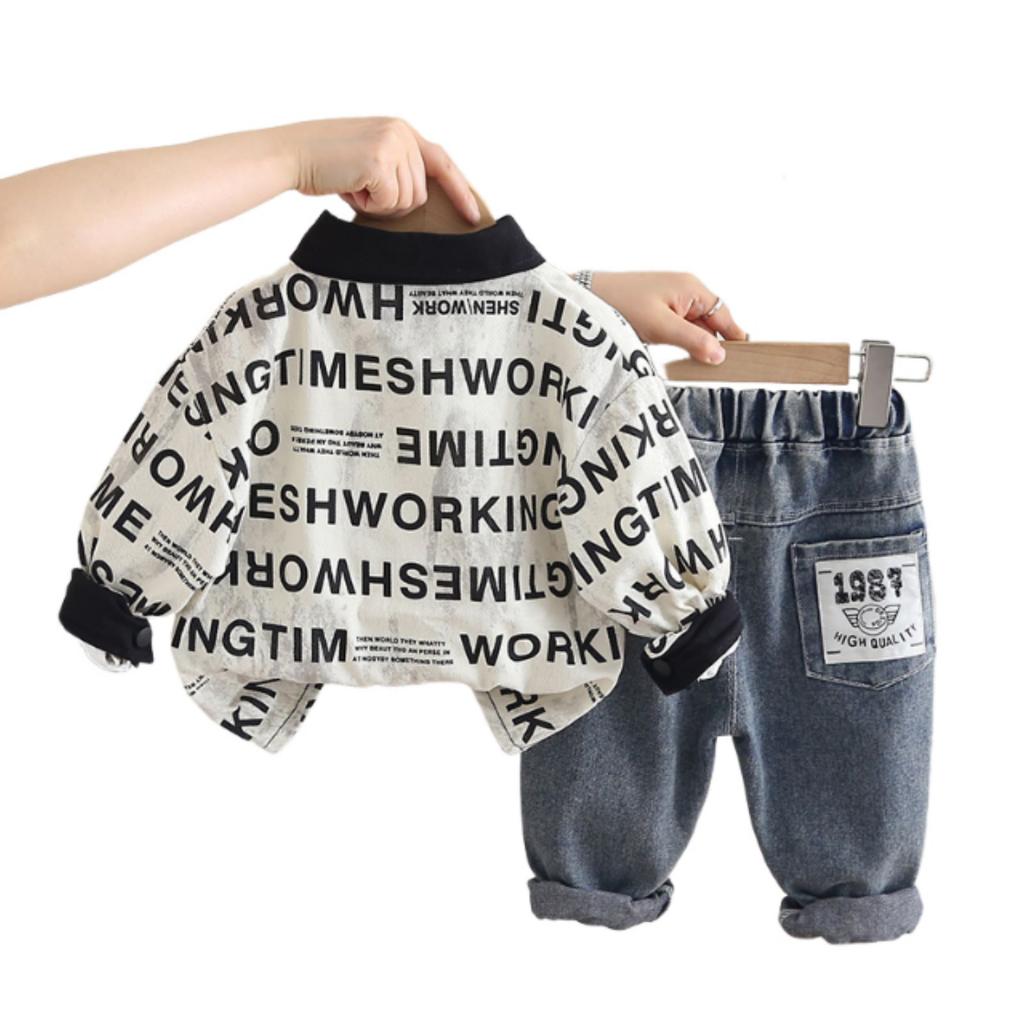 Детский повседневный комплект с длинным рукавом, удобные наряды для повседневной носки