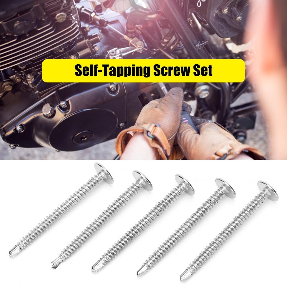 25PCS Quick Self Drilling Screws Phillips Drive Sheet Metal Screws For Sheet Metal