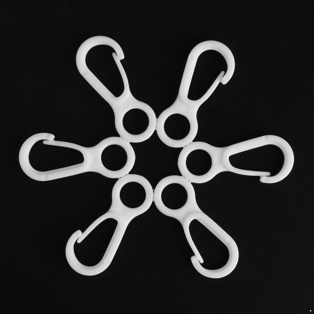 10/50/100 шт. нейлоновые пластиковые маленькие крючки для флагштока с прочными пряжками для рюкзака