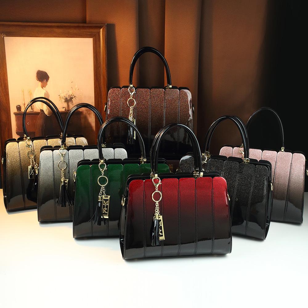 2026 New Middle aged Women's Bag Single Shoulder Cross Shoulder Handbag