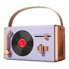 Tragbarer Retro-Bluetooth-Lautsprecher 3W ABS Lila für Wohnzimmer & Büro