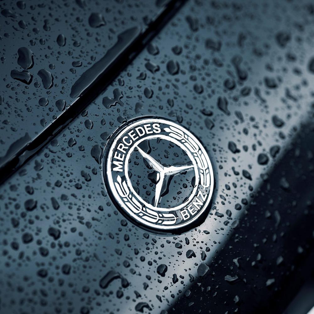 CQM1 for Mercedes Benz 57mm car aluminum hood emblem front badge modification accessories suitable AMG A B C E G W212 W213 W214