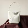 Small Commuter Leather Portable Bucket Bag Lazy Wind Ladies Large Capacity Girls Premium Sense Shoulder Bag Women