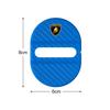 4pcs ABS Car Door Lock Protective Cover Cushion Anti Rust Sleeve Pad For Lamborghini Urus Huracan Aventador Premium Accessories TT11