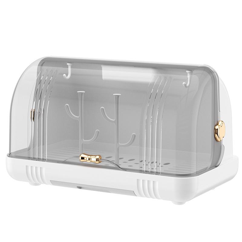 Стерилизатор для детских бутылочек и посуды, стойка для хранения с пылезащитной крышкой