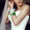 1 шт. свадебные аксессуары для подружек невесты на запястье жениха искусственные цветы на запястье цветок розы свадебные бутоньерки для жениха