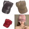 Classic Cotton Baseball Cap With Adjustable Fit For Sun Protection And Wind Resistance