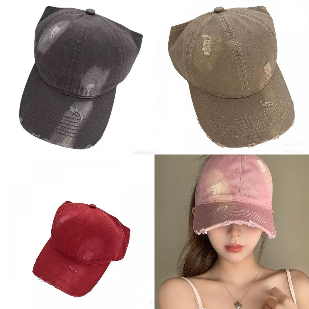 Classic Cotton Baseball Cap With Adjustable Fit For Sun Protection And Wind Resistance