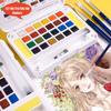 Solid Watercolor Pigment With Water Brush Pen Oil Painting Kit Painting Pigment Set  Students