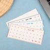 Korean Language Tear-Off Film Keyboard Sticker Desktop Laptop Key Sticker Single Film Universal Transparent Engraving Sticker