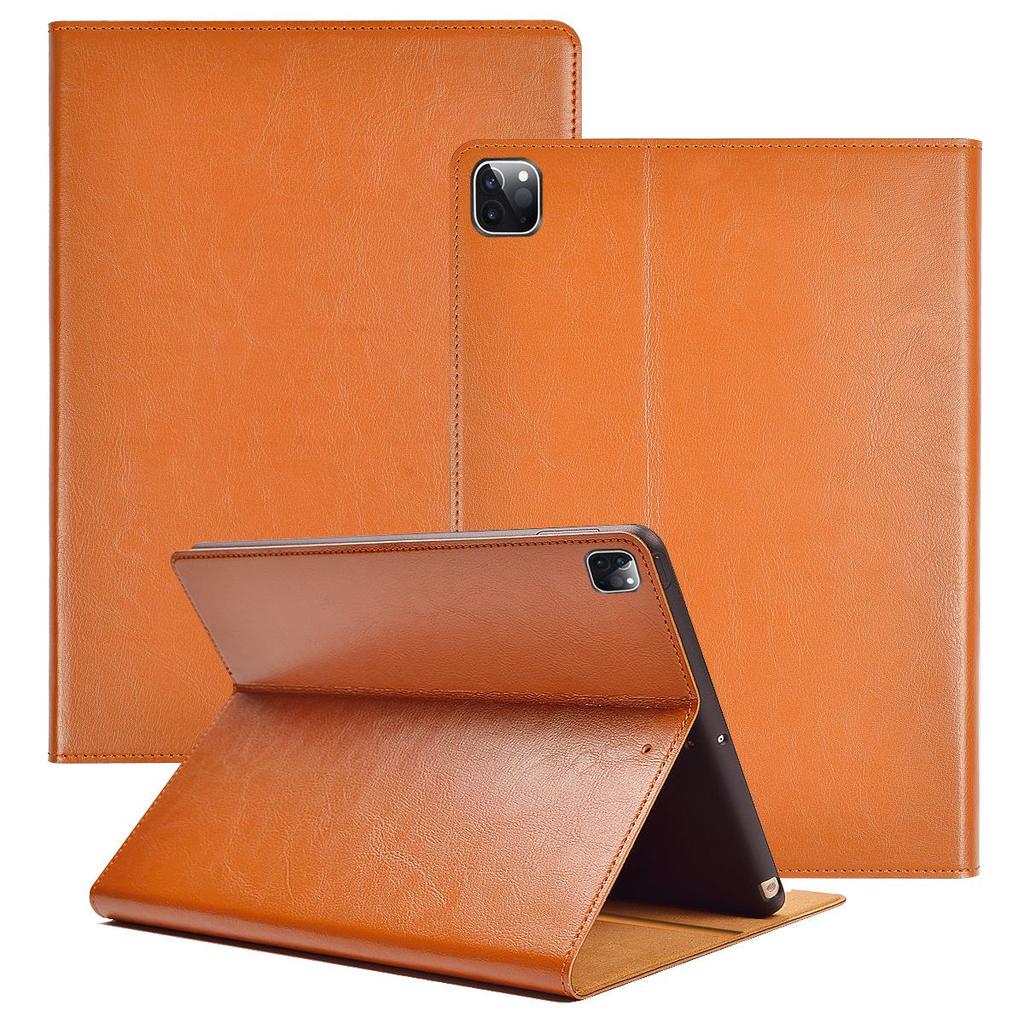 2021 New iPad Pro 11" Genuine Leather Protective Case - Fits 12.9" and Air4 10.9" Models