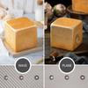 Форма для выпечки хлеба CHEFMADE, Форма для хлеба с крышкой, обеспечивающая высокую теплопроводность, Форма для выпечки хлеба волнистой формы, Антипригарная форма для хлеба