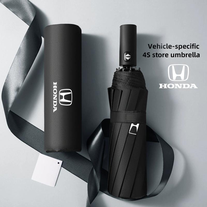 Honda Складной зонт с эмблемой автомобиля, уличный солнцезащитный зонт для Honda Civic Fit Jazz Accord Pilot CRV Odyssey Passport City HRV ajt256