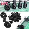 10PC Shade Cloth Fix Plastic Clamp, Premium Tarp Clips Fence Fabric Clips for Greenhouse Outdoor Garden Netting