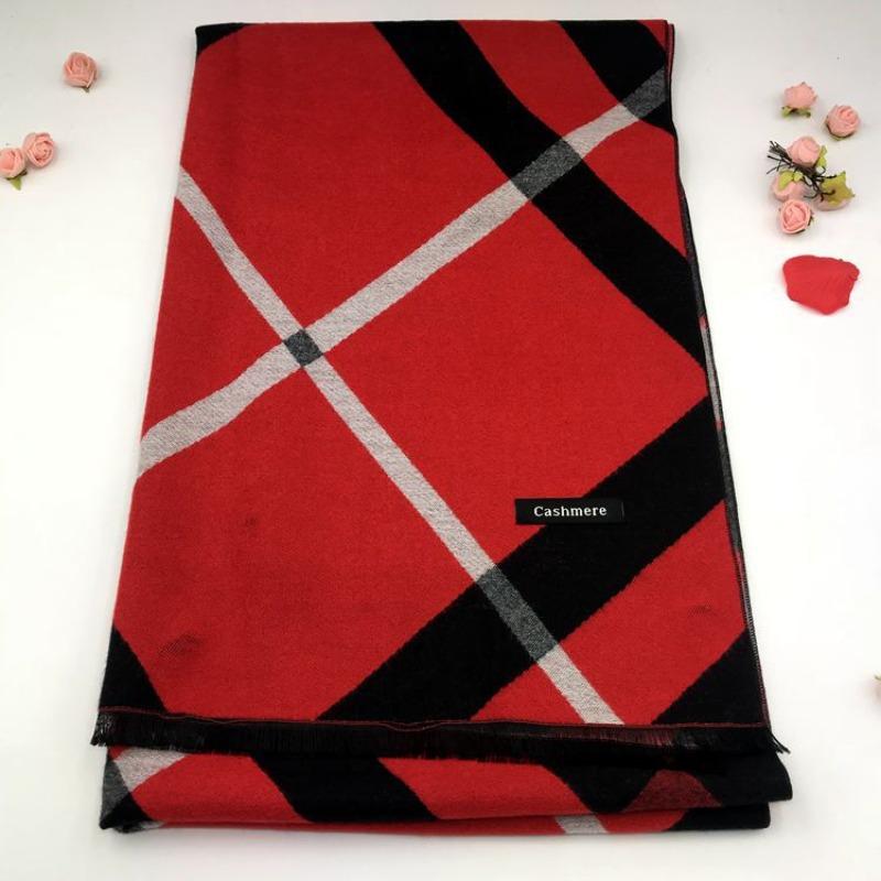 Autumn and Winter New Versatile Tassel Imitation Cashmere Jacquard Scarf Women's High-end Scarf Shawl Factory