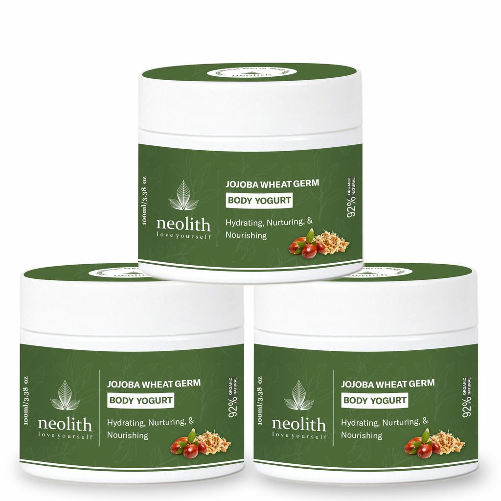 Йогурт для тела с зародышами пшеницы жожоба, морингой и пентавитином || Легкое увлажнение | Мгновенное охлаждение