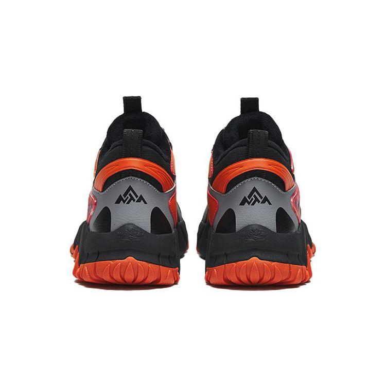 Anta Теплые спортивные повседневные туфли с флисовой подкладкой, детские кроссовки, черные, оранжевые, серые 312146923A-1