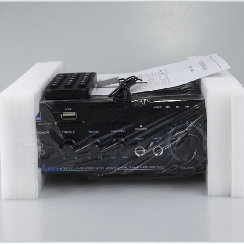 AK45 Двухканальный цифровой усилитель Bluetooth HIFI Аудио Стерео Усилитель Мощности Домашний Караоке Сабвуфер Звуковая Система