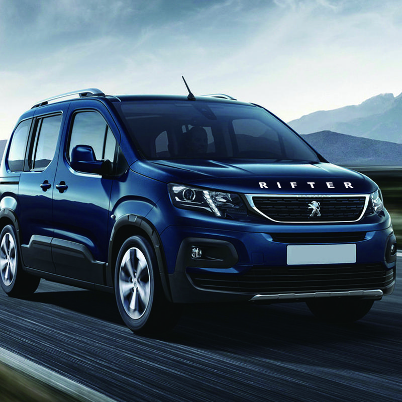 Наклейка на капот автомобиля для PEUGEOT RIFTER, крышка двигателя, полосы, декор кузова, виниловые наклейки, внешние наклейки