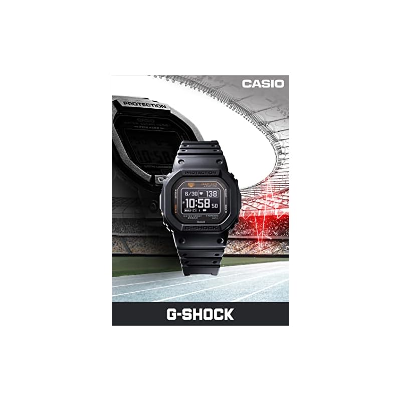 [Casio] Часы G-Shock [Официальный продукт для внутреннего рынка] G-SQUAD Пульсометр Оснащены Bluetooth DW-H5600MB-1JR Мужские Черные