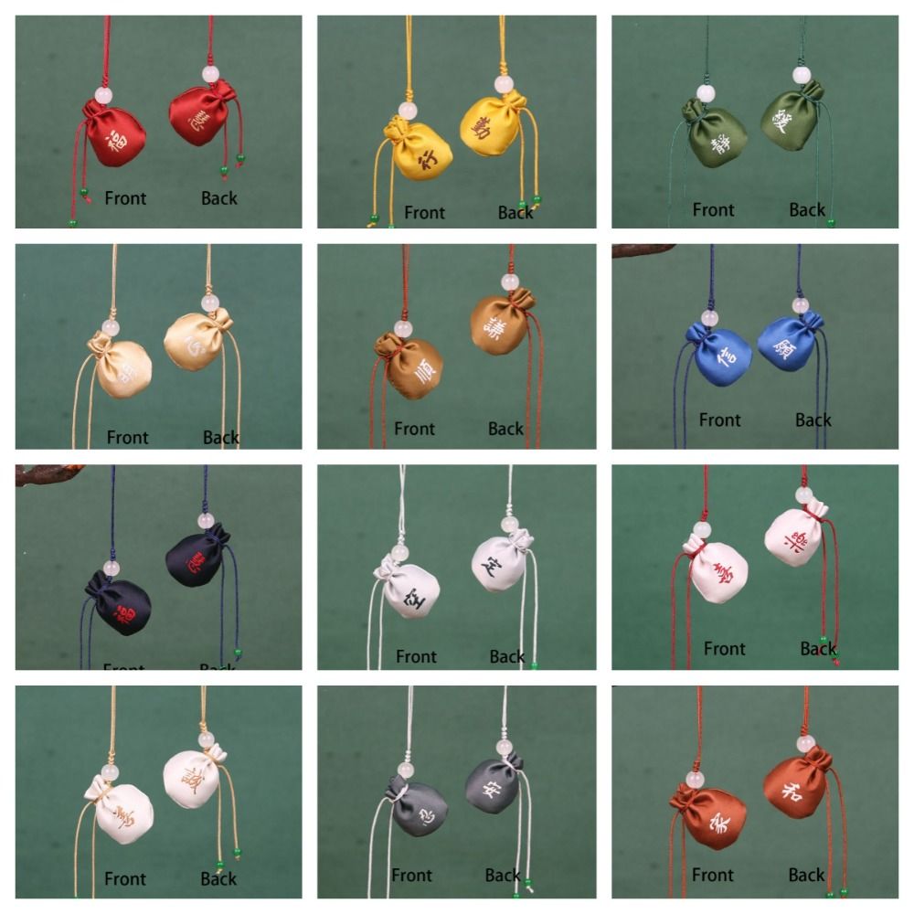 Printing Mini Cloth Sachet for Filled Fragrant Herbs Tassel Small Pouch Perfume Spice Bag  Girl