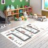 Stain Resistant Machine Washable Digital Printed Non Slip Dot Base New Generation Educational Children's Carpet CK1005