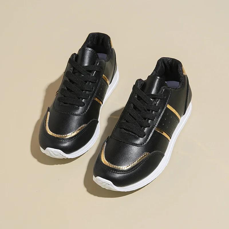 Мода 2024 года повседневная обувь для женщин спортивная обувь кожа роскошные дизайнерские повседневные кроссовки дышащие скейтборд женские вулканизированные туфли