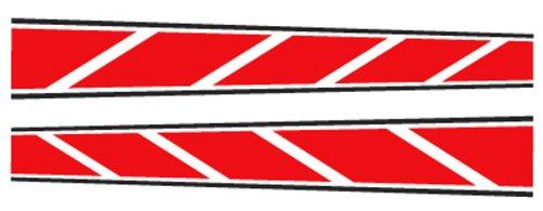 Mdf Strobe Line Graphic Red [L] GKT-D-RD-L