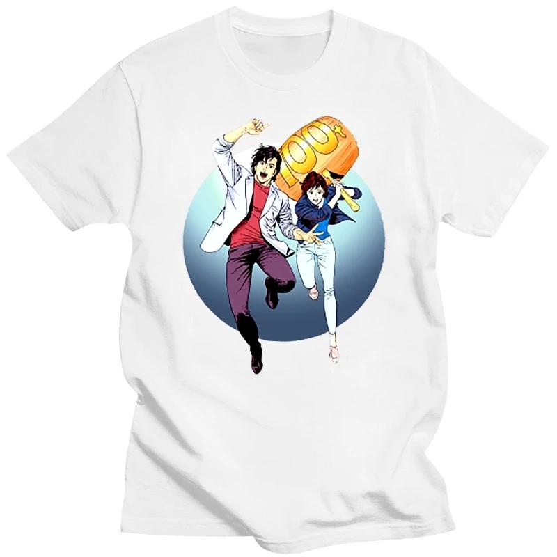 Аниме Манга Смешная Новинка Повседневная Футболка Поп Стиль Скейт Унисекс Мужчины Мужчины Топ Футболка Ryo Saeba Is A Lascivious City Hunter Футболка