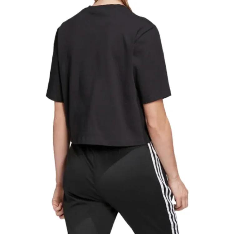 Adidas Originals T Shirt Women's Black (Unisex) Crop Tops FM2630