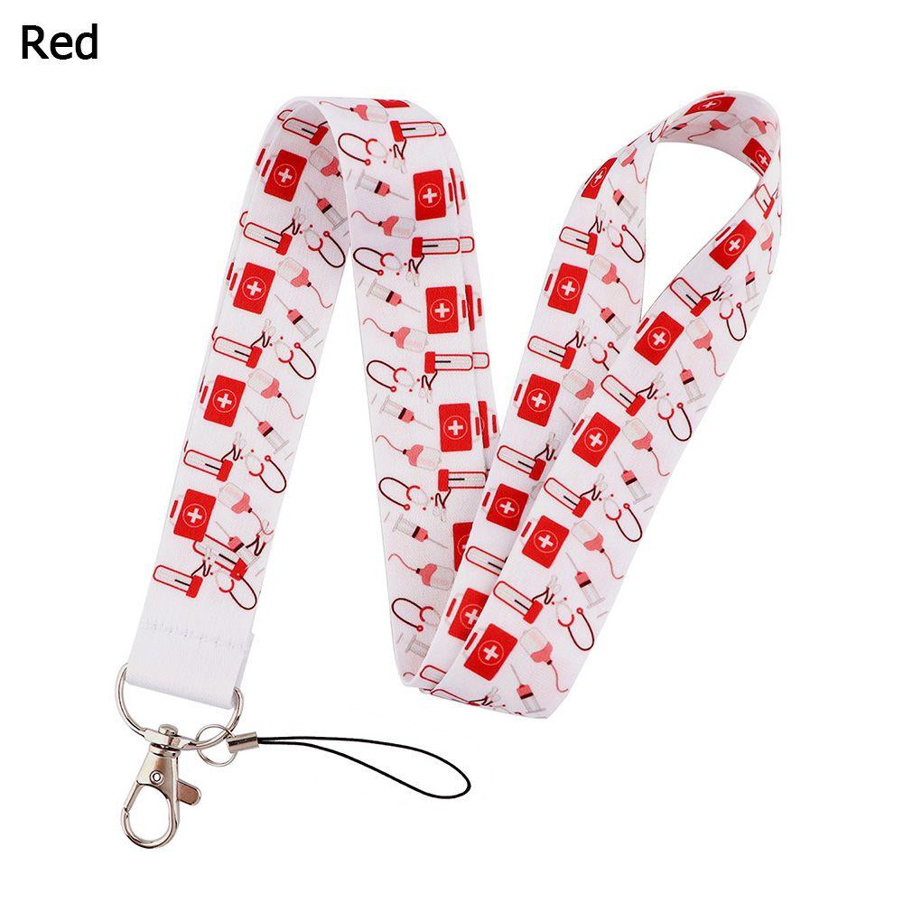Держатель для мобильного телефона, брелок для ключей, шейные ремни, шнурок для медсестры, брелок для ключей, чехол для удостоверения личности врача, медицинские аксессуары