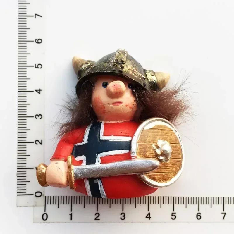 Магниты на холодильник Nordic Denmark Декоративные поделки Коллекция Подарочные наклейки на холодильник Copenhagen Royal Crown Tourism Memorial
