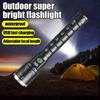 Сверхмощный светодиодный фонарик 100000 люмен Сверхмощный уличный аккумуляторный ручной фонарь 5 режимов Зарядка Type-C Освещение 2000 м