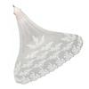 3 Meter Bridal Veil Lace Applique Metal Comb Fixing Ultra Long Bridal Drop Veil for Wedding Ivory