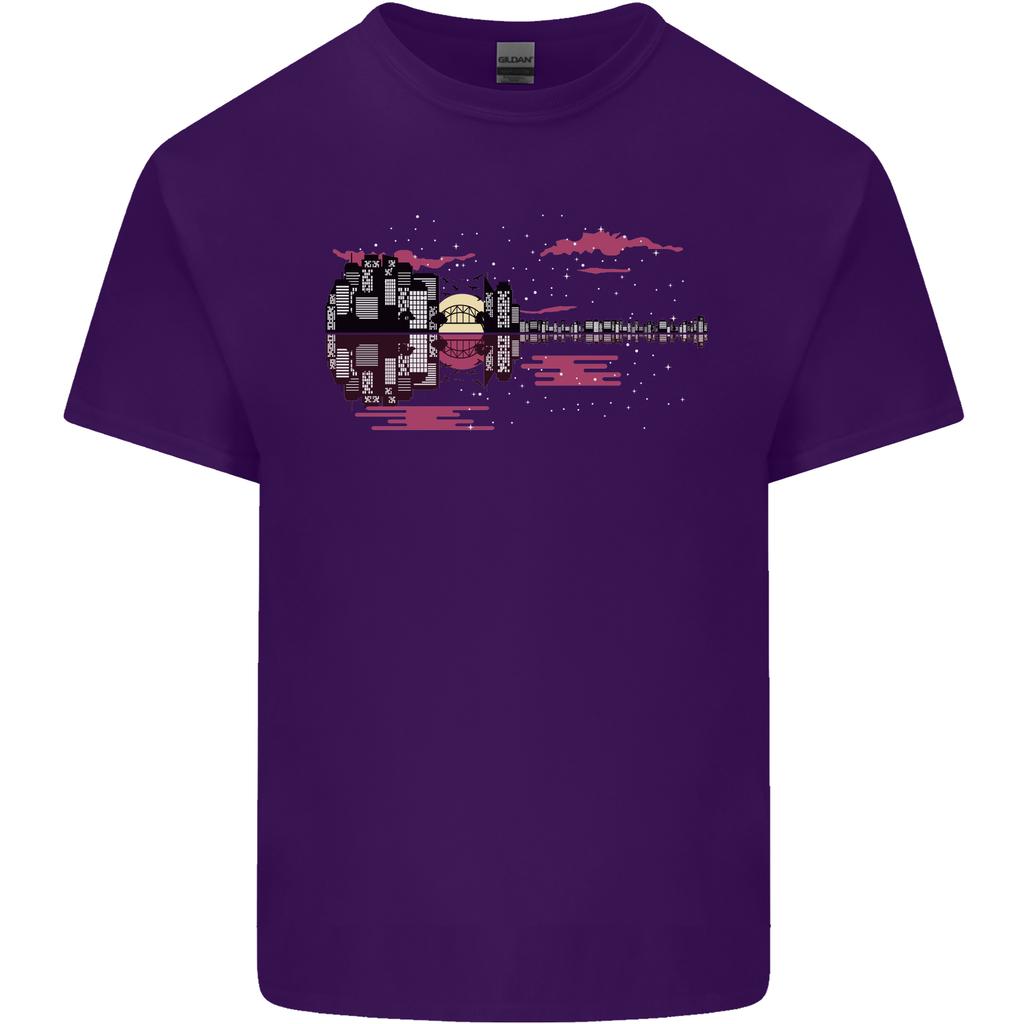 Guitar City Guitarist Bass Acoustic Bass Unisexs Light Cotton TShirt