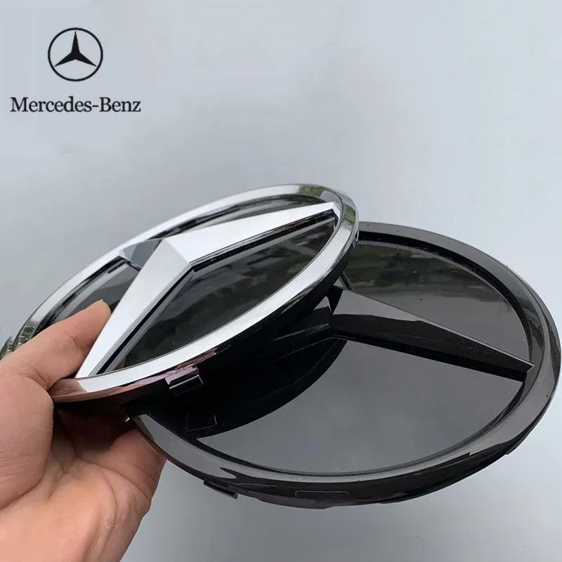 XEEUM1 2025 Hot For Benz 185mm 205mm 3D Star Logo Front Grille Mirror Badge ABS Car Emblem for Mercedes Benz W204 W205 W206 X253 W166 V