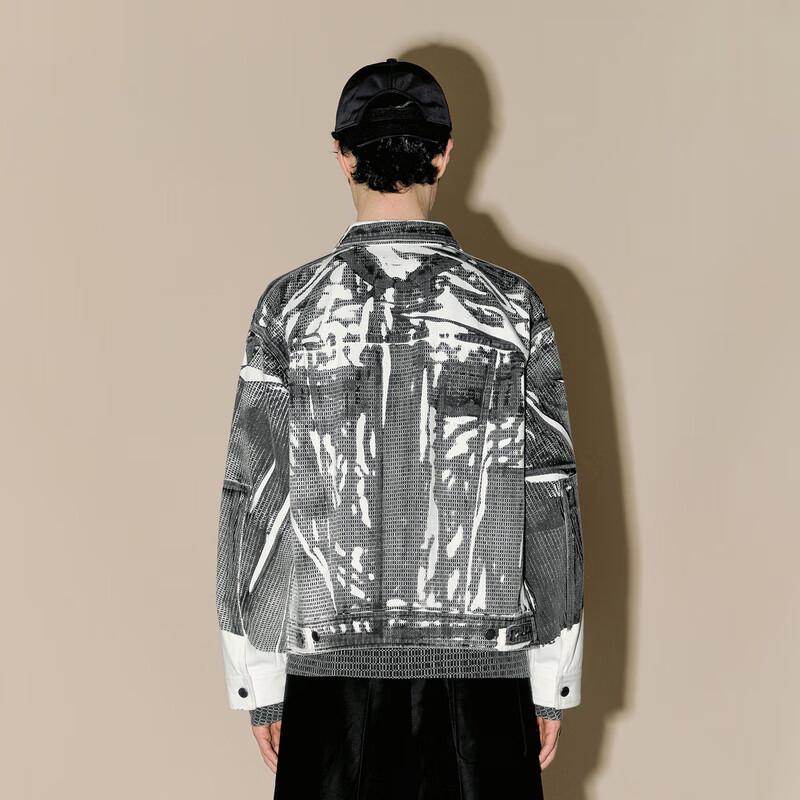 CROQUIS Men's Loose Casual Denim Jacket