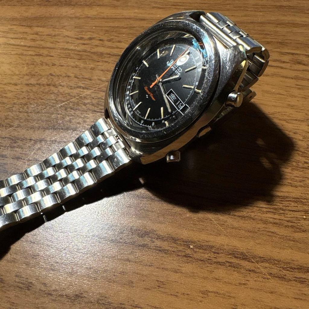 Б/у SEIKO 5 SPORTS Speed-Timer с автоподзаводом (капитально отремонтированный)