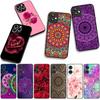 Cover for Xiaomi Redmi 15 A5 9A 9T 10A 10C 9C NFC 15C Note 11 9 10 Pro 8T 4G 5G Phone Case Floral Paisley Rose Flower Mandala