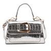 Silver Fashion Women's Shoulder Bag  New Temperament Versatile Stone Pattern Handbags Luxury Designer Female Crossbody Bags