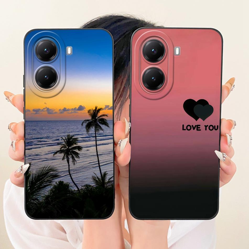 For Xiaomi Poco X7 Pro Fashion Dusk Beach Painting Phone Case For PocoX7 X 7 X7Pro 5G Soft Silicone Shockproof Covers Bumpers