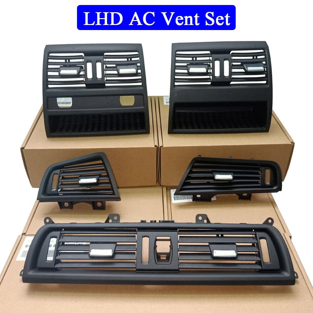 Левый руль с правым рулем, центральная левая и правая вентиляционная решетка переменного тока, замена крышки панели для BMW 5 серии F10 F11 520 523 525 528