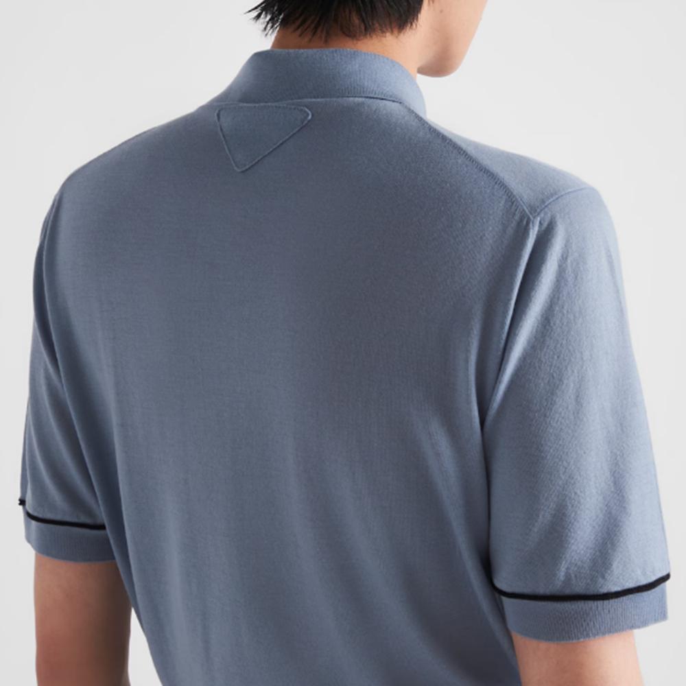 PRADA Wool Polo Shirt UMB833-15AG-F0013-S-OOO