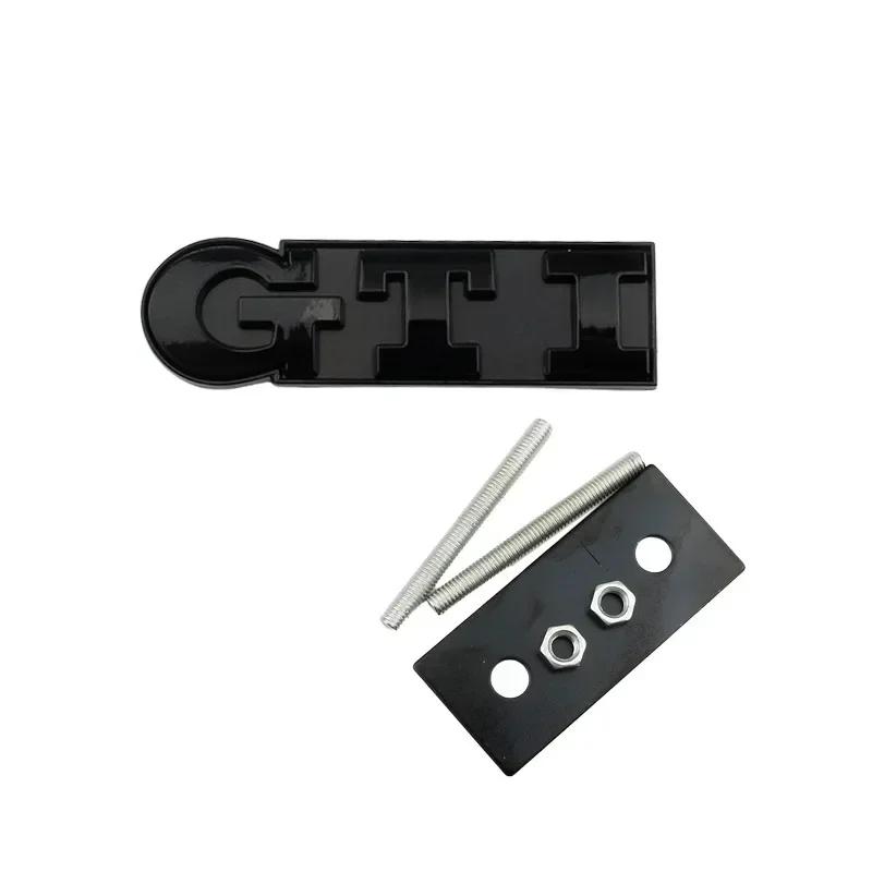 LMN1 VW 2026 Hot Metal GTI Logo Car Front Grille Emblem Badge for Volkswagen Polo Caddy Golf 4 5 6 8 Jetta Tiguan Touran Passat T-Roc