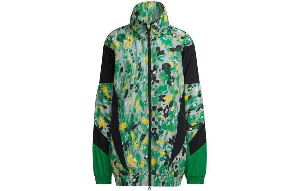 adidas Спортивная куртка на молнии с принтом-крапинками от Stella McCartney HG1934