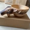 Water Mug Hand Carved Fox Crafted Nordic Style Animals Head Image Cup Home