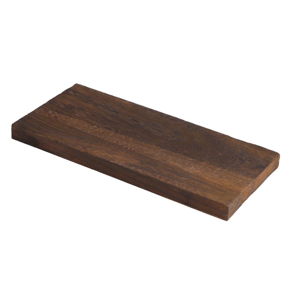 Brown Paulownia Wall Mounted Shelves Rustic Wood Storage Rack Display Rack Floating Shelf  Bedroom