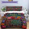 Vintage Celebration 3‑Piece Bedding Set,Soft Breathable Duvet Cover & 21 Pillowcases,Multi‑Purpose for Bedroom Dorm Guest Room,Great Festival Birthday